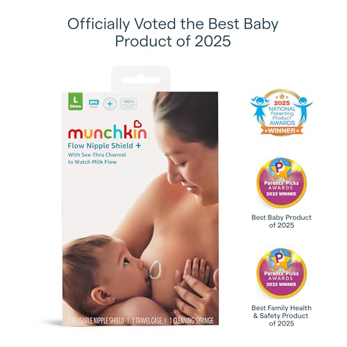 Munchkin Flow 20mm Nipple Shield for Breastfeeding Newborns - image 8