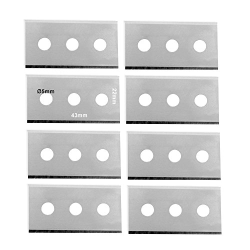 buy-safe.de Klingen für Ceranfeldschaber Kochfeldschaber (8 Stück) Cover