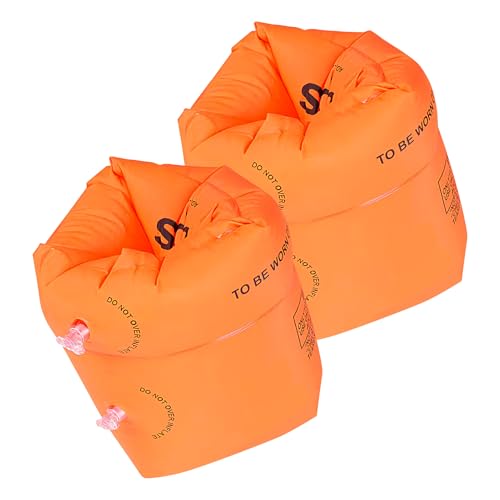 Brazaletes De Baño Inflables, Anillos De Flotador De Brazo - Manguitos De Bandas Inflables Para Flotadores De Brazo De Natación - Brazo De Natación Inflable, Manga Flotante, Flotadores De Piscina