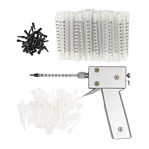 AMLESO Stainless Steel Poultry Chicken Artificial Insemination,Farming Poultry Insemination Equipments Kit for,Duck,Farm Farming Tool