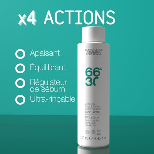 6630 - Cycle Purete - Gel Douche Corps et Cheveux, 250 ml (Pack of 1) - Image 3