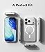 Ringke Fusion for iPhone 17 Pro Case [Compatible with MagSafe] UV Coating for Scratch & Discoloration Resistant, Shockproof Air Pockets - Magnetic Clear