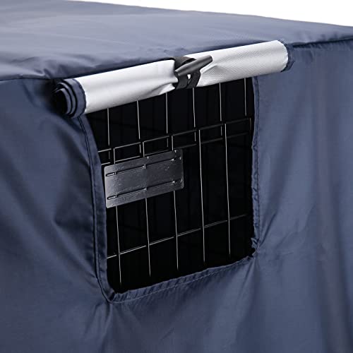 Dog Crate Cover,Waterproof And Durable 420D Polyester Dog Enclosure Cover,Fits Most 36" Wire Dog Crates,Dog Crate Cover Only #TOP5
