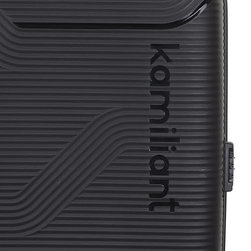 Image of Kamiliant 3PC KAM Double 8 Spinner Wheels Hard Shell Suitcase Nexus DW Set Black, Small, Medium and Large, 79 cm