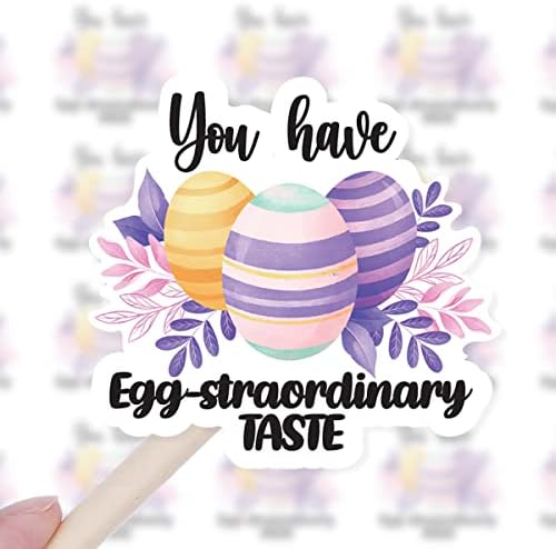 You Have Egg- Sraordinary Taste 200 Piece Easter Stickers,Cute Business Envelopes Stickers for Handmade Goods/Small Business Packages,Easter Theme Small Shop Business Stickers for Envelopes Seals