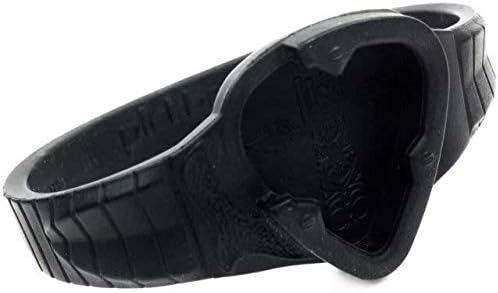 PRO Guitar Pick Holder Silicone Wristband in Black Raven - M to L fit - Designed to hold up to 7 Picks! image 2