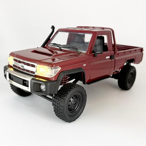 WPLDEWAN MN82 RC Crawler 1/12 Scale Remote Control Truck Off Road RC Rock Crawler 4x4 Toyota Land Cruiser All Terrain Car 280 Motor Proportional Throttle Steering RTR Hobby Toy Adult