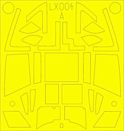 Eduard LX004 Mask Mosquito FB MK.VI TFACE pour verrière Airfix