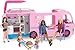 Barbie Camper Playset, DreamCamper Toy Vehicle with 50 Accessories Including Furniture, Pool & Slide, Hammocks & Fireplace