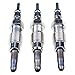 Chamixx 3X Glow Plugs N10302102 1000201036 0250201036 Compatible With Volkswagen Beetle Golf Jetta IV 1J1 1.9L TDI 1896CC Engine