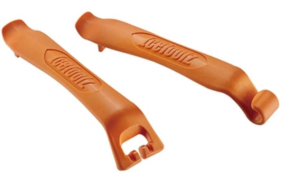 IceToolz Tyre 64 a2 Tool Dual-Function Bike Tire Maintenance Tool for Tubeless Tires | Lightweight, Ergonomic Design for Unisex Adults | Durable Gray Cycling Accessory