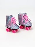 Rainbow Glitter Roller Skates for 18-Inch Dolls | Premium Quality & Trendy Design | Dolls Clothes