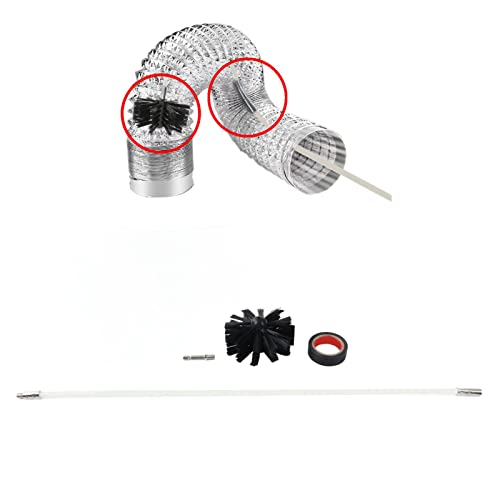 Kit de escova de ventilação, 62,5 cm de largura, 9 peças, escova de fiapos flexível PP para manutenç