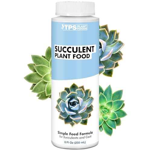 Succulent Fertilizer Liquid Plant Food for Compact Growth Vibrant Color & Stronger Root Development 8 oz