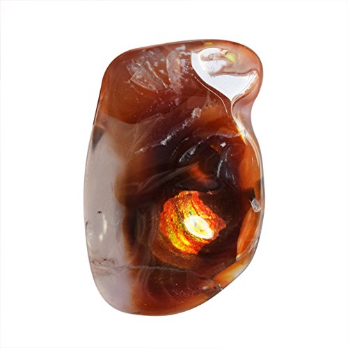 Agate de feu naturelle protectrice contre l'énergie négative
