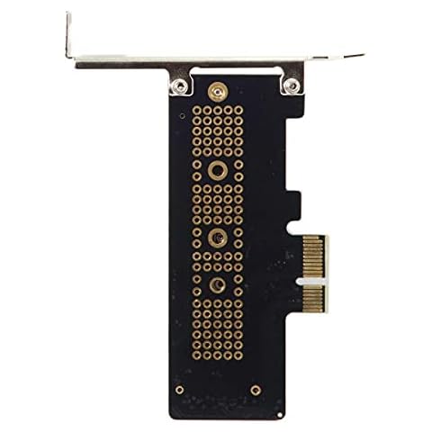 NFHK Low Profile PCI-E 3.0 x1 Lane to M.2 NGFF M-Key SSD Nvme AHCI PCI Express Adapter Card Cover
