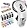 Embossing Label Maker, Scrapbook Supplies Junk Journal Kit, Vintage Embossed Label Maker Machine with 10-Roll Color 3D Tapes, Retro Manual Embosser for Home DIY Crafts & Scrapbooking, Omega-S
