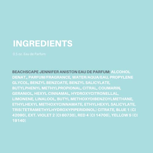 Jennifer Aniston Women's Perfume Fragrance, Beachscape, 0.5 Fl O #TOP1