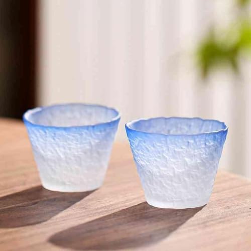 AOBOPO ガラス酒器セット 磁器徳利・盃付き 日本酒用冷酒セット 和風シンプルデザイン 透明グラス 和食器 居酒屋・家庭用 父の日・結婚祝い・還暦・男性プレゼントに最適