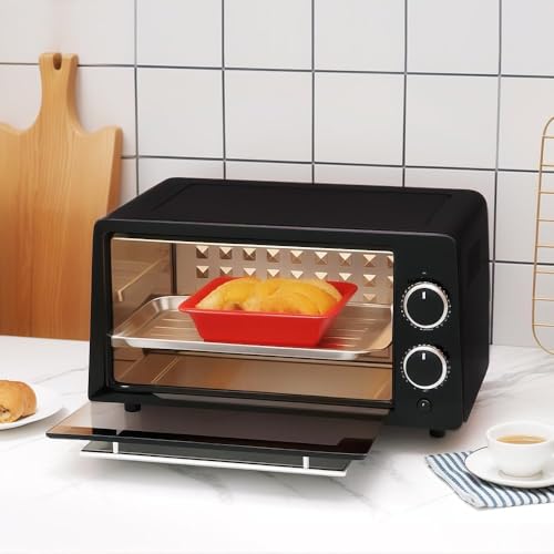Image of saphe 8 inch Silicone Square Cake Pan Nonstick Silicone Cake Molds, Brownie baking molds for Brownie, Cake, Bread, Pie and Lasagna (1 packs) (1)