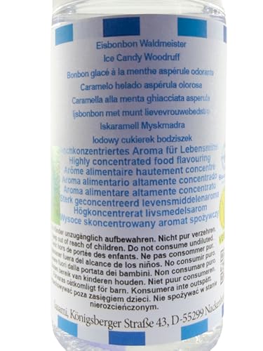 Caramelo helado con aspérula olorosa, un aroma concentrado vegano Sasami para vapeo y repostería 6