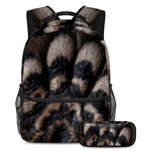 Sac à dos enfants empreintes de pattes multicolore, l'allié d'une rentrée sereine