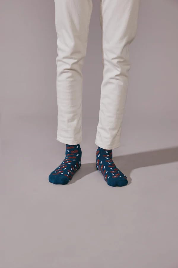 Red Beans – Unisex Cotton Crew Socks for Men & Women – Soft, Breathable, Reinforced Toe & Heel – One Size2