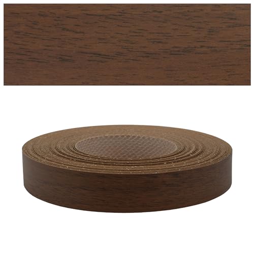Mprofi MT® Kantenumleimer Nussbaum | 22 mm x 5 m | Melamin Kantenband | Bügelkante für Möbel & Regale | Kantenumleimer mit Schmelzkleber | Bügelkante für Möbel & Regale – 1408/22/5