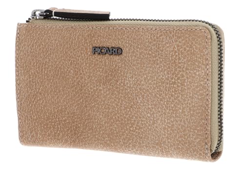 Porte-monnaie Picard Cuir Lesotho 1 Zip beige format compact