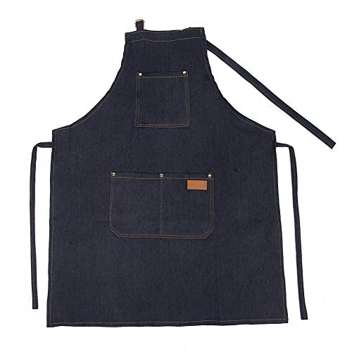 Preisvergleich Produktbild Friseurschürze, Friseur Wasserdichte Schürze, Salonschürze Friseurumhang Friseurkleid, Geeignet für Männer oder Frauen, Koch, Küche, Zuhause, Café(Schwarz)