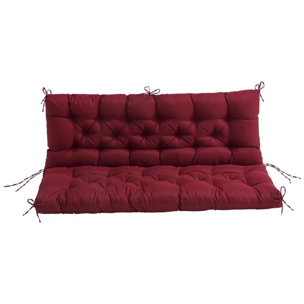 Cuscino impermeabile per dondolo da giardino, a 3 posti, con comodo cuscino per sedia, per mobili da patio, divano, per uso in giardino