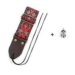 CuisinSmart Sangles de guitare à motif brodé – Longueur réglable – Pour guitare acoustique, basse, instrument de musique - Les Beatles, Paul McCartney, John Lennon, RIngo Starr, George Harrison CuisinSmart Sangles de guitare à motif brodé - Longueur réglable - Pour guitare acoustique, basse, instrument de musique – Image 7