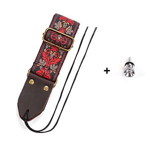 CuisinSmart Sangles de guitare à motif brodé – Longueur réglable – Pour guitare acoustique, basse, instrument de musique - Les Beatles, Paul McCartney, John Lennon, RIngo Starr, George Harrison CuisinSmart Sangles de guitare à motif brodé - Longueur réglable - Pour guitare acoustique, basse, instrument de musique – Image 8