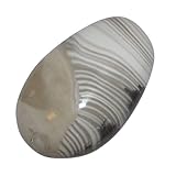 1 Stück Flint Feuerstein flacher ScheibensteinTrommelstein Handschmeichler XXXL ca. 60-70 mm gute Steinqualität und Polierung.(2899)