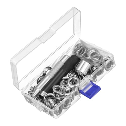 Kit œillets pour bâche 12 mm Hohopeti anti-arrachement avec outil de pose en alliage résistant