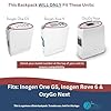 o2totes USA Backpack Fit For Inogen One G5, Inogen Rove 6, fits standard & double batteries, zippered bottom, Pockets for Inogen Accessories (Backpack only, does not contain the unit)