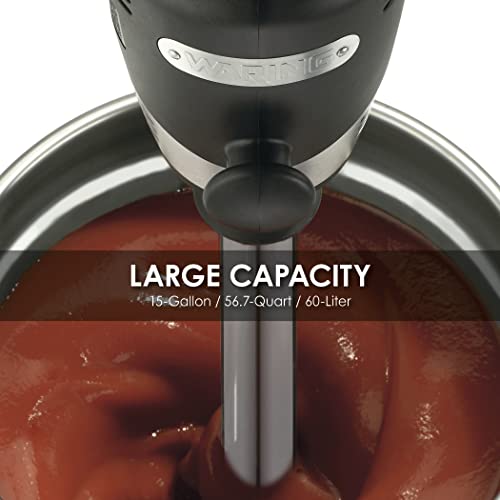 Waring Commercial Big Stix Heavy Duty Stick Immersion Hand Held Blender, 14" Removable Shaft, 1 Hp, 750 Watt, Variable Speed Motor, Professional Restaurant Grade, 15 Gal Capacity, 120V, 5-15P Wsb55 #TOP1