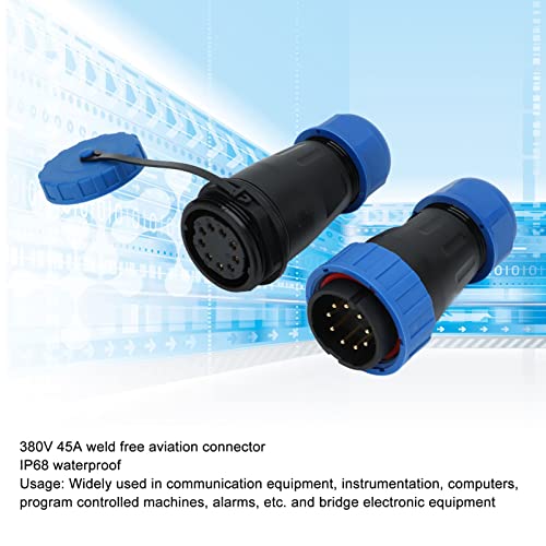 Conector de Aviación Impermeable 6 Pines 380V 45A miniatura 3