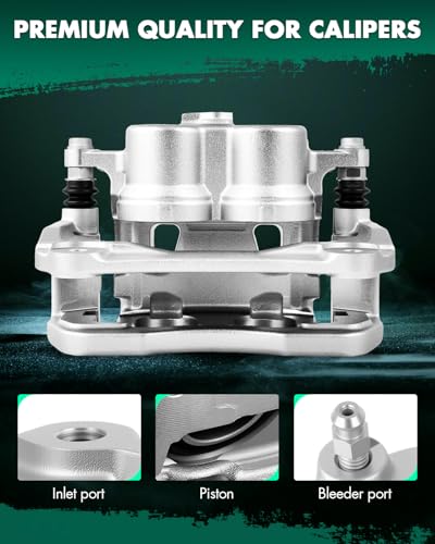 Image of SCITOO Front Passenger Disc Brake Caliper 19B3353 For Lexus For NX200t 2015-2017,For Lexus For NX300 2018-2019,For Lexus For NX300h 2015-2019,For Lexus For RX350 2010-2015,With Bracket 1PC