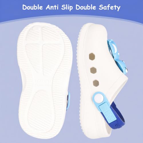 Image of Toddler Little Kids Clogs Slippers Sandals, Non-Slip Girls Boys Clogs Slide Lightweight Garden Shoes Slip-on Beach Pool Shower Slippers
