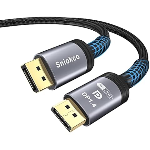 Cable DisplayPort 1.4 Sniokco DP 3M Cover