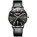 Relojes de moda para hombres Reloj de cuarzo ultra delgado resistente al...
