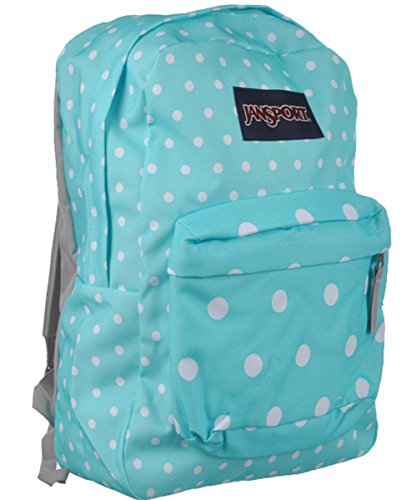 JANSPORT Superbreak 25L Backpack Aqua Dash Spots, One Size
