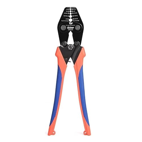 CWR1328 Wire Rope Crimping Tool with Cutting function for Cable Railing, Hand 1/32~1/8-inch Aluminum Oval Sleeves