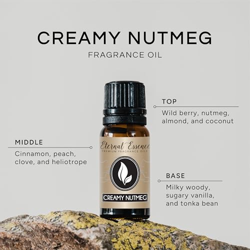 Image of Creamy Nutmeg - Premium Grade Fragrance Oils - 10ml - Scented Oil