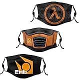 3Pcs Men Women's Face Mask Adjustable Reusable with Adjustable EarLoops Face Mask Bandana...