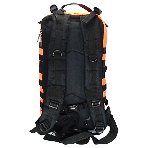 Mochila táctica para senderismo 19 pulgadas naranja miniatura 2