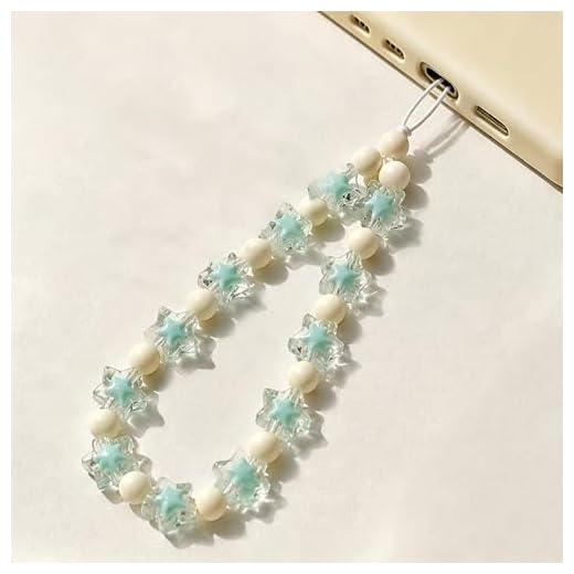 Green Star Handmade Cartoon Beaded Phone Accessory, Phone Chain Wrist Strap Lanyard, Cute Cartoon Pendant for Women Phone Decoration