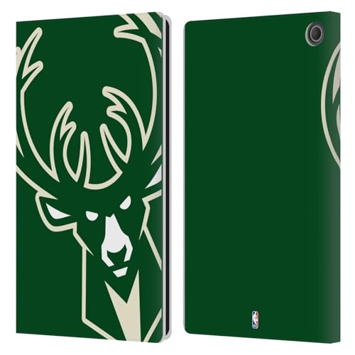 Housse Milwaukee Bucks Fire Max 11 Logo Surdimensionné Cuir Portefeuille