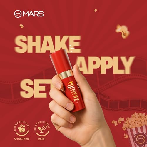 Image of MARS Cinemagic Transfer-Proof Lip Gloss (2.4ml) (01-NOOR) | Intense High-Shine Color | Upto 12 hr Long-Lasting | Smudge-Proof | Lightweight | Comfortable | Doe-Foot Easy Applicator